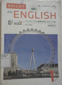 Image of Bright an English: Course for SMP/Mts Grade : 7