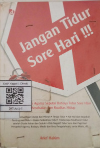 Image of JANGAN TIDUR SORE HARI !!!