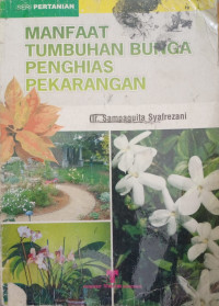 Image of MANFAAT TUMBUHAN BUNGA PENGHIAS PEKARANGAN
